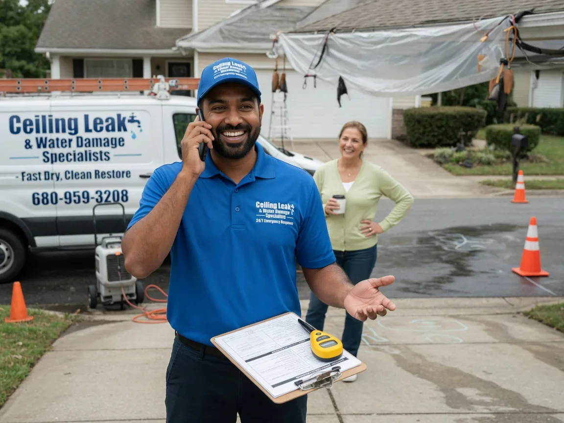 Ceiling Leak Cleanup Absaraka, ND FAQs